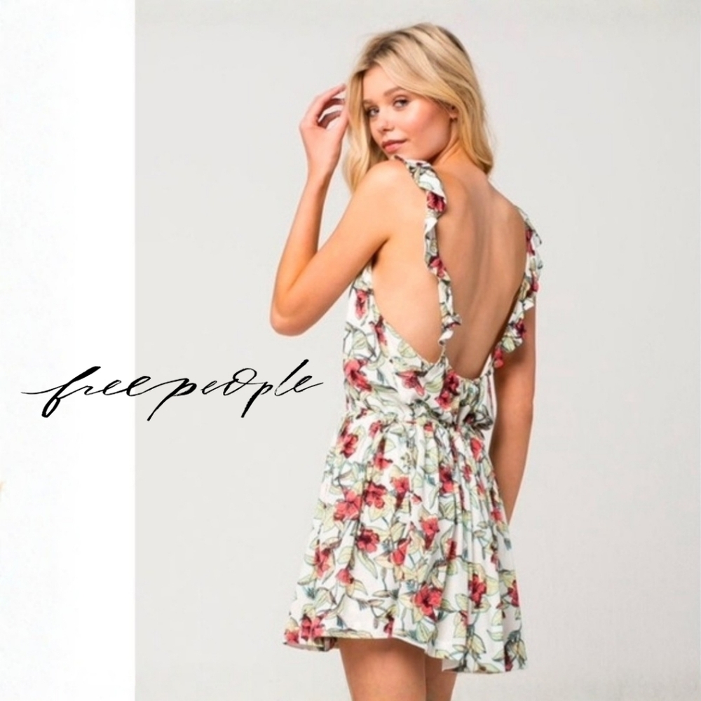 free people "Dear You" Mini Dress